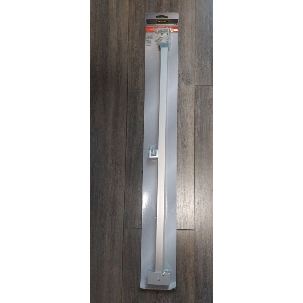 Defiant Aluminum Patio Sliding Glass Door Security Lock Brace Bar
